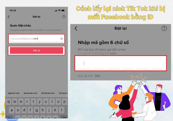 Cách lấy lại nick Tik Tok khi bị mất Facebook bằng ID 3