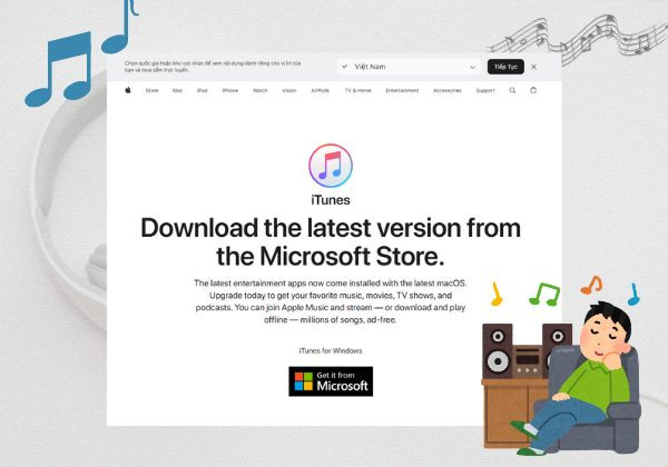 Hướng dẫn cách tải iTunes PC for Mac bước 1 Hướng dẫn cách tải iTunes PC for Mac bước 1