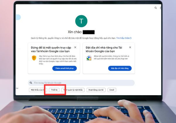 Cách xóa tài khoản Google trên thiết bị khác chi tiết từ A-Z bước 3