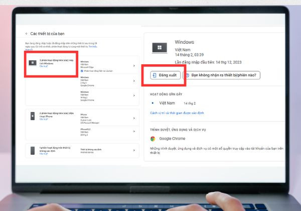 Cách xóa tài khoản Google trên thiết bị khác chi tiết từ A-Z bước 4