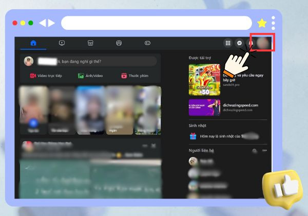 Cách xóa tất cả bài viết đã share trên trang cá nhân bằng máy tính bước 1