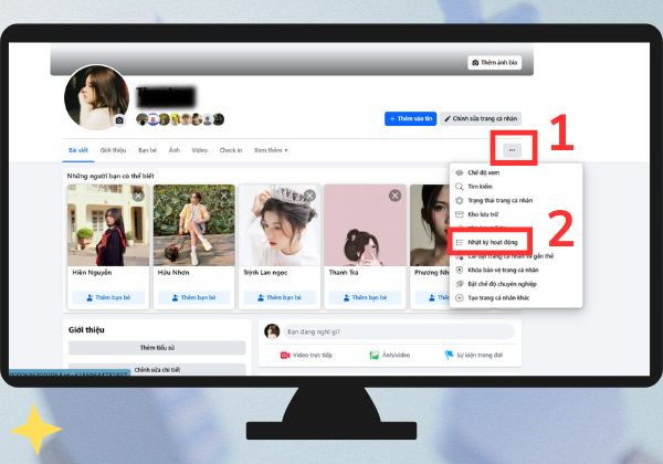 Dùng trình duyệt web để xóa tất cả bài viết trên Facebook bước 2 Dùng trình duyệt web để xóa tất cả bài viết trên Facebook bước 2