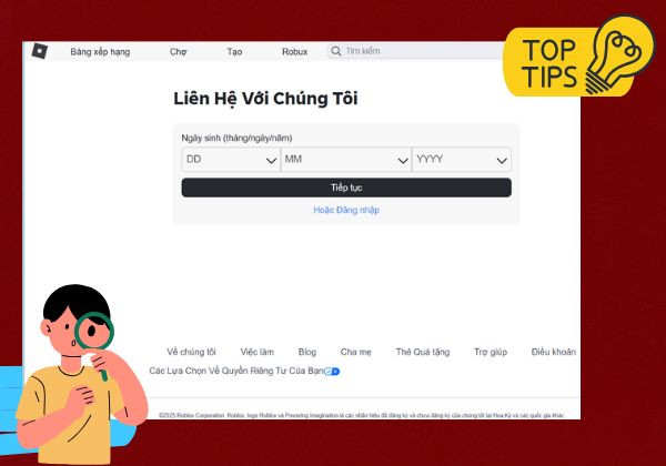 Top 3 cách lấy lại acc Roblox khi bị hack đổi mật khẩu bước 1 Top 3 cách lấy lại acc Roblox khi bị hack đổi mật khẩu bước 1