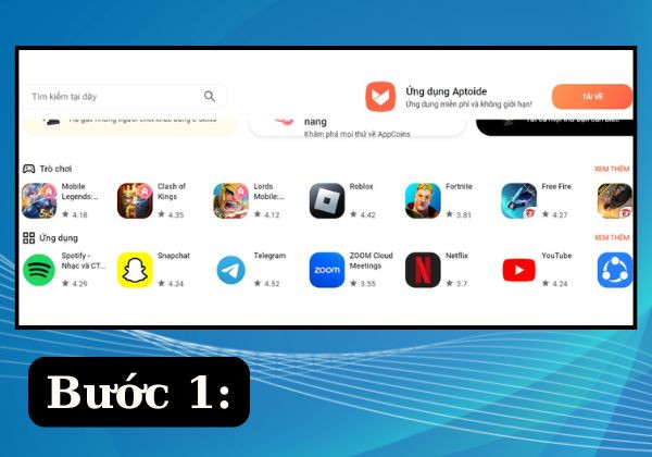 Hướng dẫn cài đặt Aptoide nhanh chóng 1