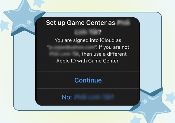 Hướng dẫn chi tiết cách tạo tài khoản Game Center cực dễ bước 3 Hướng dẫn chi tiết cách tạo tài khoản Game Center cực dễ bước 3