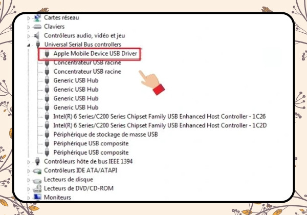 Kiểm tra và cập nhật trình điều khiển iPhone trên máy tính bước 3