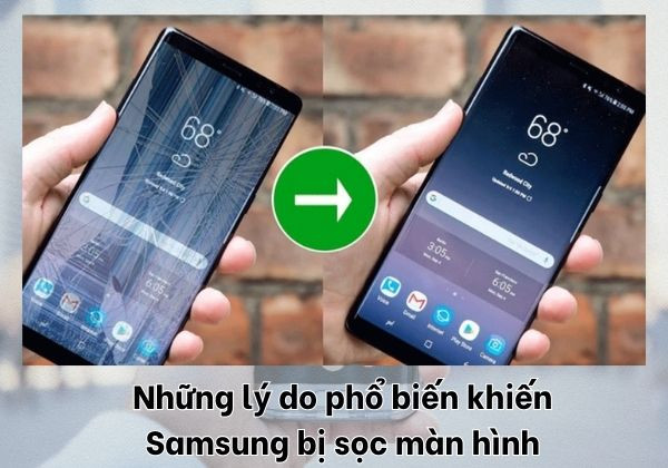 Những lý do phổ biến khiến Samsung bị sọc màn hình