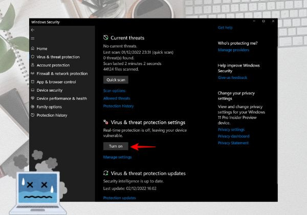 Sử dụng Windows Security để tắt Windows Defender bước 4 Sử dụng Windows Security để tắt Windows Defender bước 4