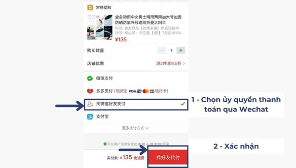 Cách thanh toán Wechat trên Pinduoduo Cách thanh toán Wechat trên Pinduoduo