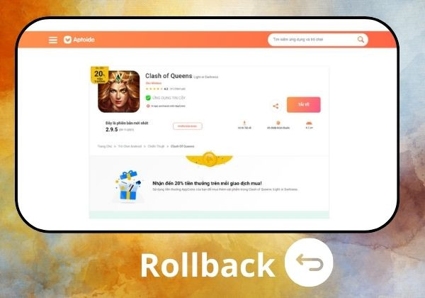 Tính năng Rollback – Quay lại phiên bản cũ dễ dàng