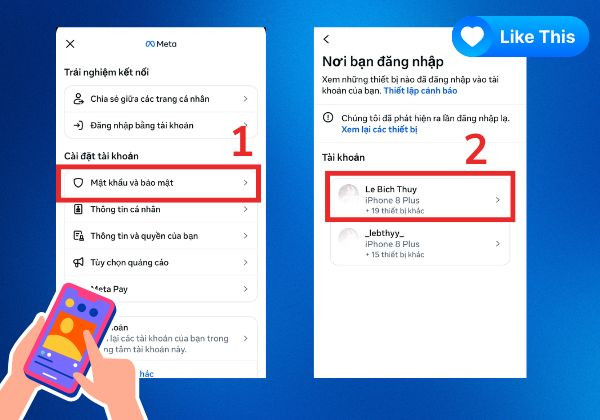 Trên điện thoại bước 2