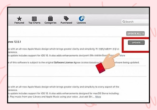 Update iTunes và hệ điều hành máy tính bước 3