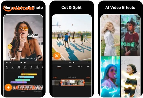 Tiến hành cắt, ghép và chia nhỏ video