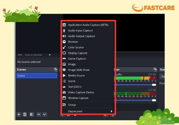 Cách dùng OBS Studio để quay màn hình chi tiết bước 1
