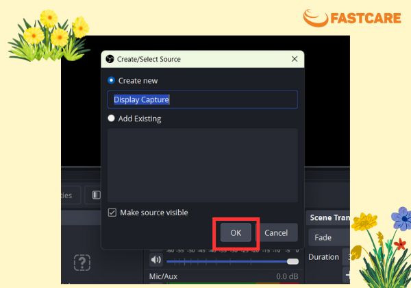Cách dùng OBS Studio để quay màn hình chi tiết bước 2
