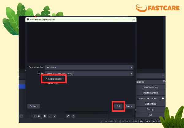 Cách dùng OBS Studio để quay màn hình chi tiết bước 3
