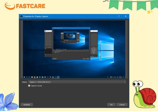 Cách hiệu chỉnh phần mềm OBS Studio bước 2