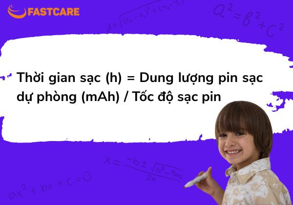 Cách tính khoảng thời gian nạp đầy pin