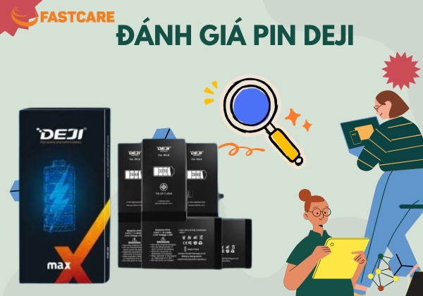 Dòng pin Deji hỗ trợ sạc nhanh chóng
