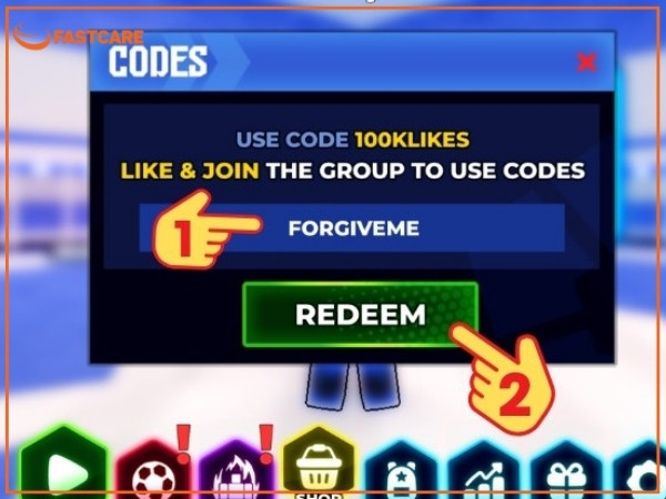 Nhập chính xác mã code Blue Lock Rivals vào ô tương ứng Nhập chính xác mã code Blue Lock Rivals vào ô tương ứng