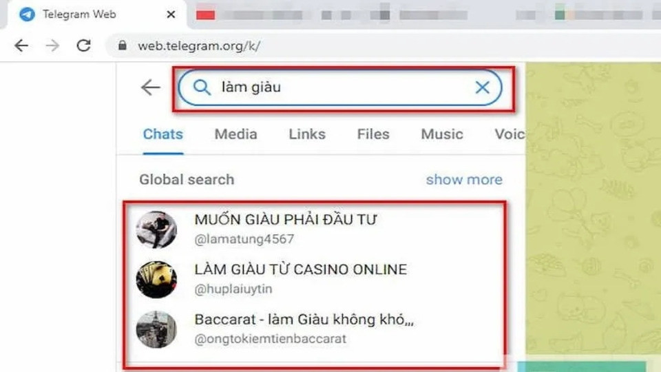 nhóm telegram
