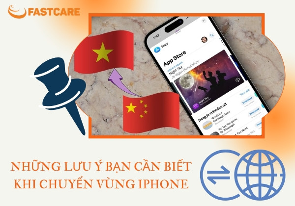 Một số điều cần biết khi chuyển vùng iPhone