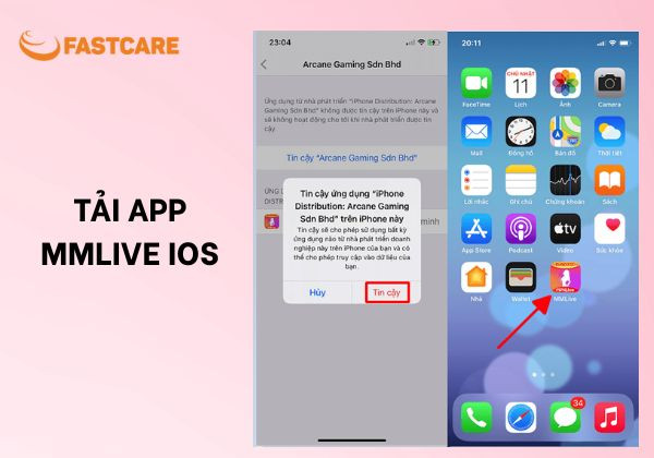 Tải app MMLive iOS bước 3