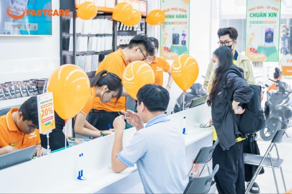 Thay màn hình minh bạch, công khai