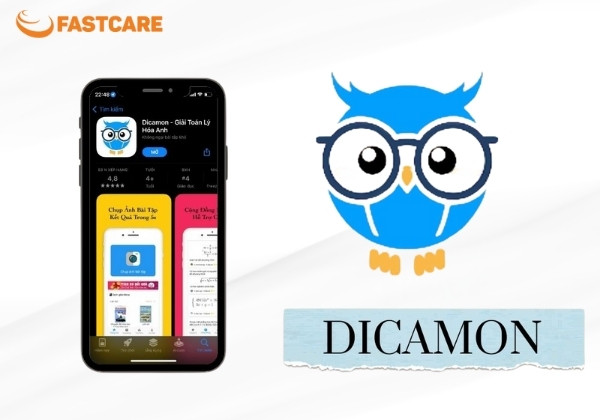 Ứng dụng giải bài tập bằng hình ảnh Dicamon