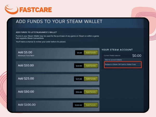 Cách mua game trên Steam