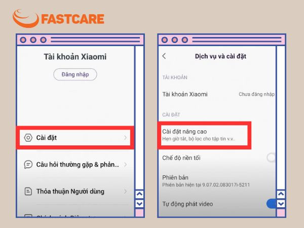 tắt quảng cáo trên điện thoại Redmi