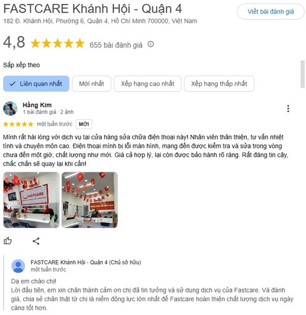 Thay màn hình iPhone 12 Pro Max: Đánh giá khách hàng